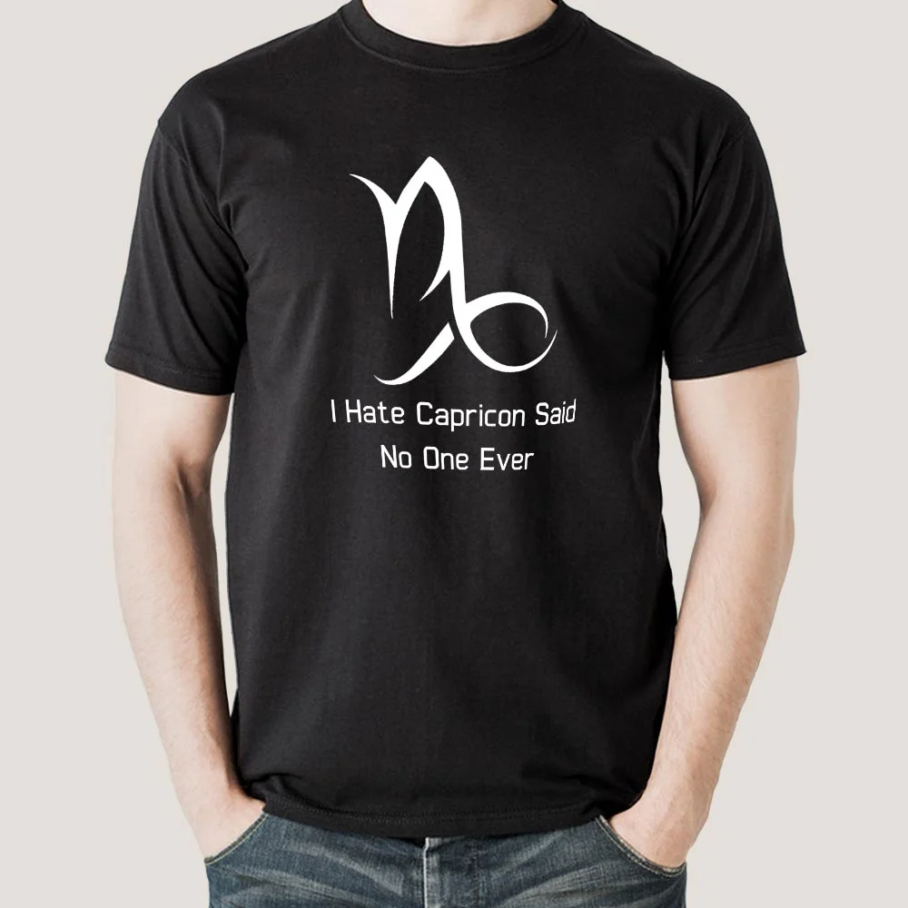 Capricorn Zodiac Sign T-Shirt – Ambitious & Practical Men's Tee