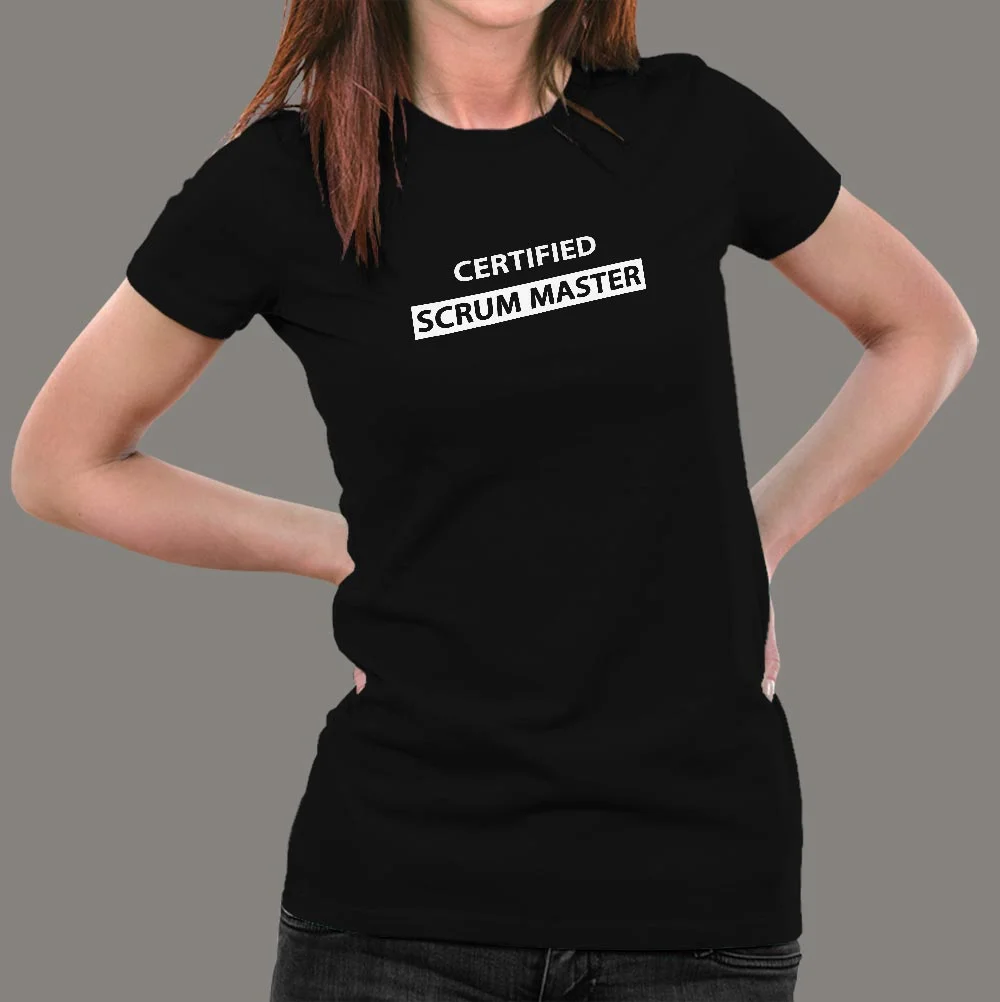 Certified Scrum Master T-Shirt For Women