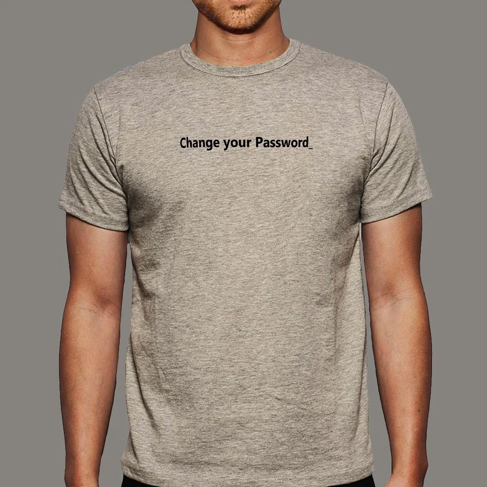 Change Your Password Men's T-Shirt - Security First Reminder