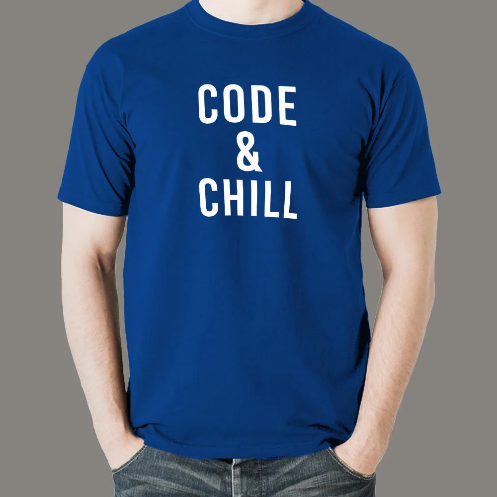 Code And Chill Men's T-Shirt - Perfect for Relaxed Coding