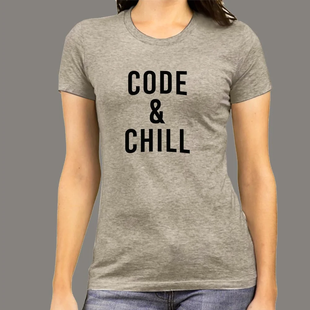 Code And Chill Women's Tee - Relax & Program