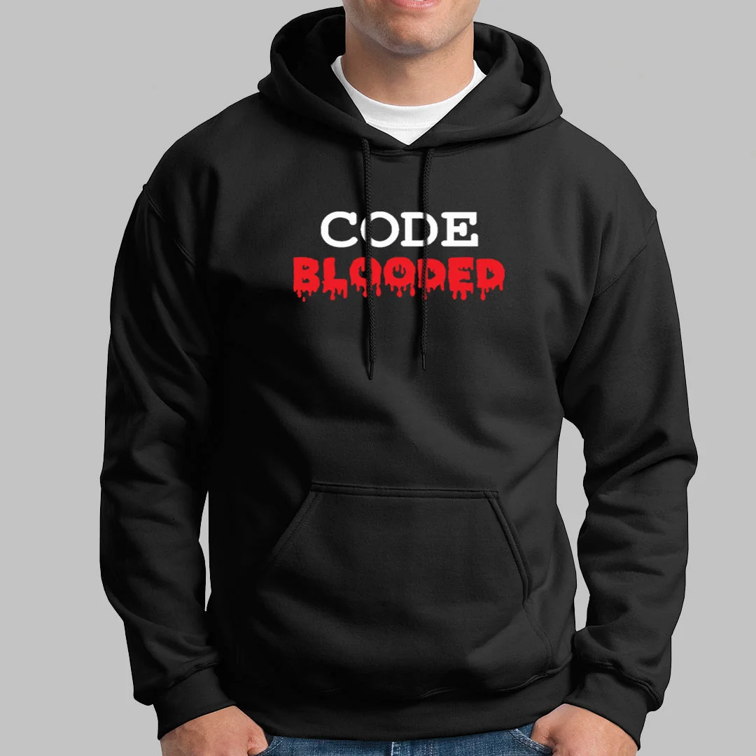 Code Blooded Cotton & Zip Hoodies - Hardcore Dev Style