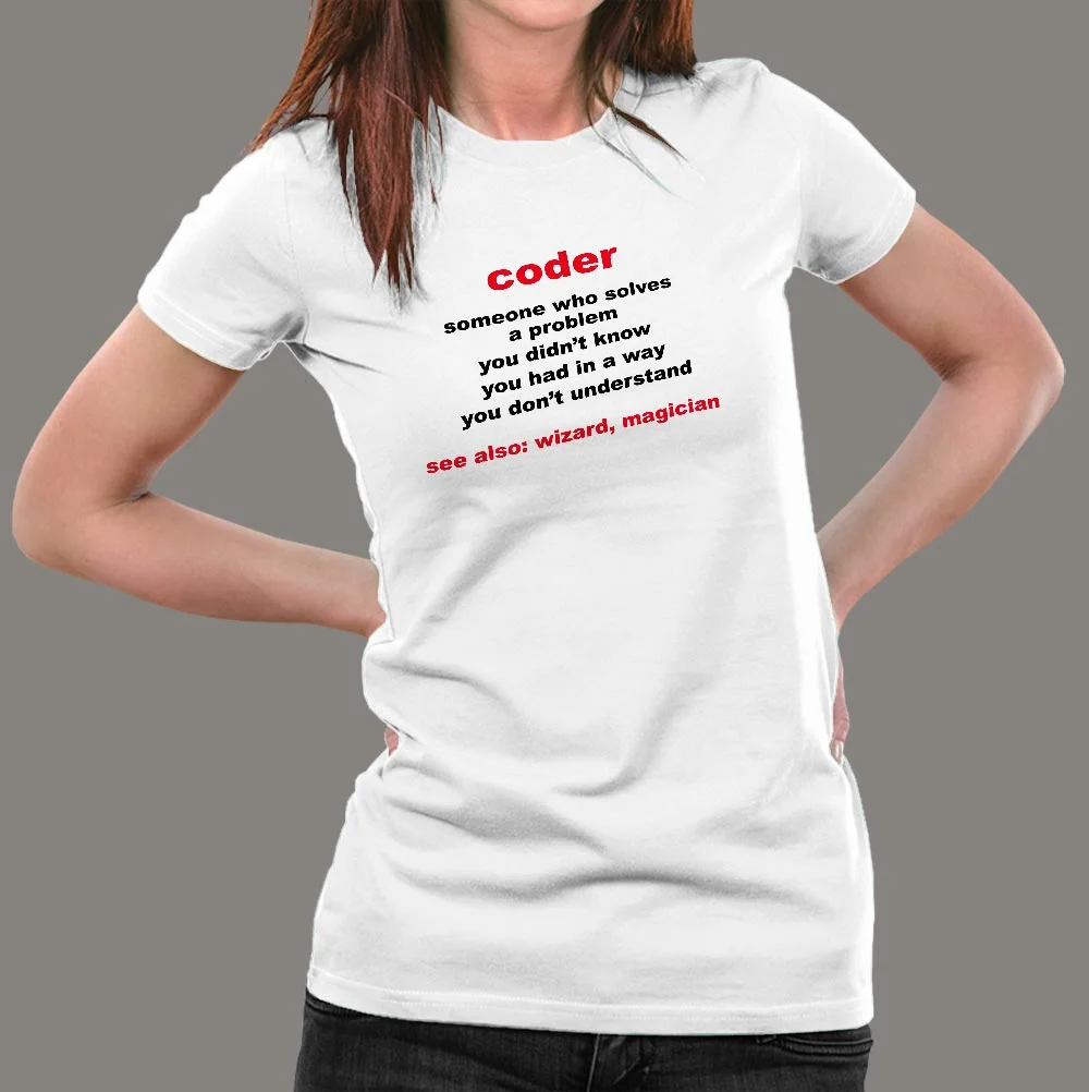 Coder Noun Women's Programmer T-Shirt
