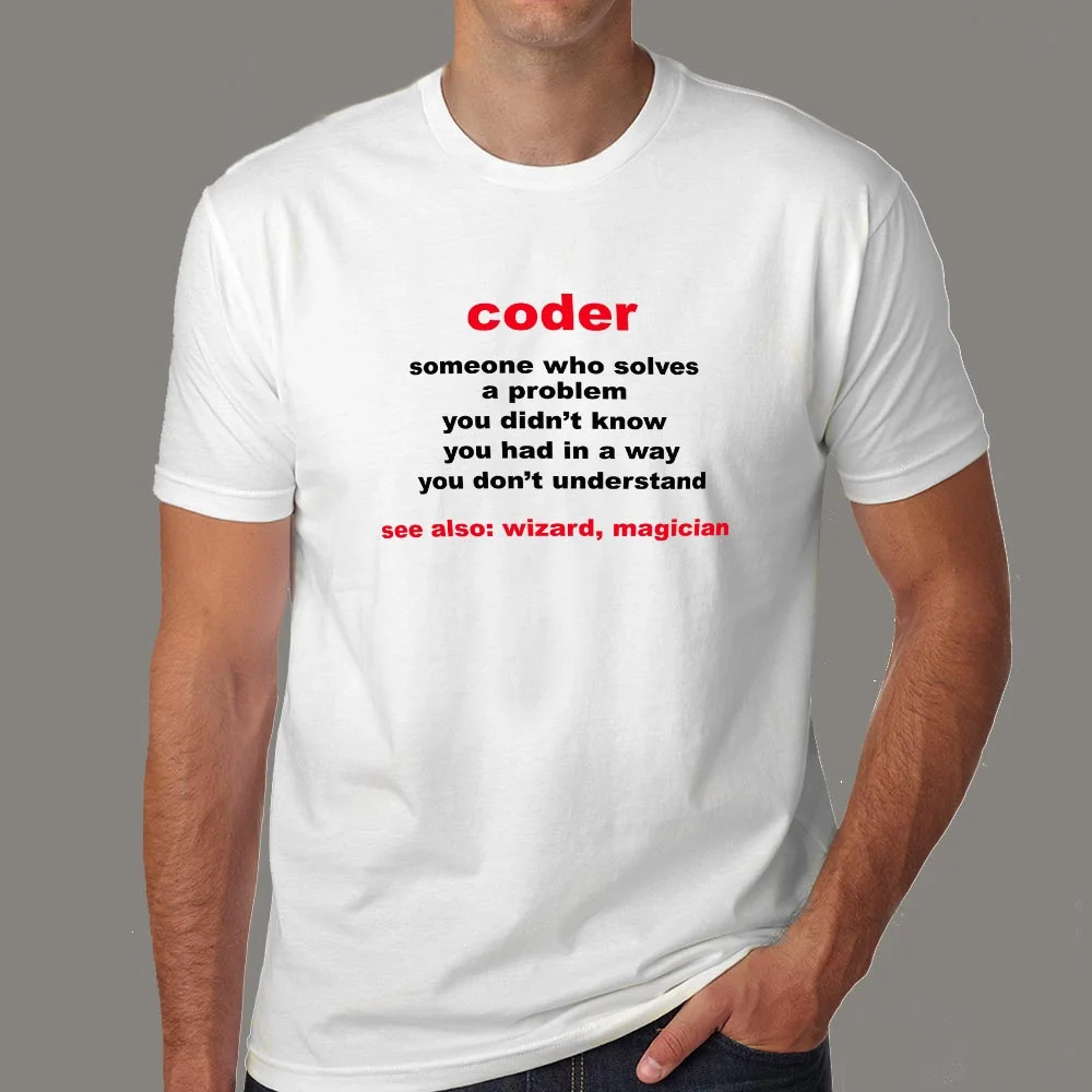 Coder Definition T-Shirt - More Than A Noun
