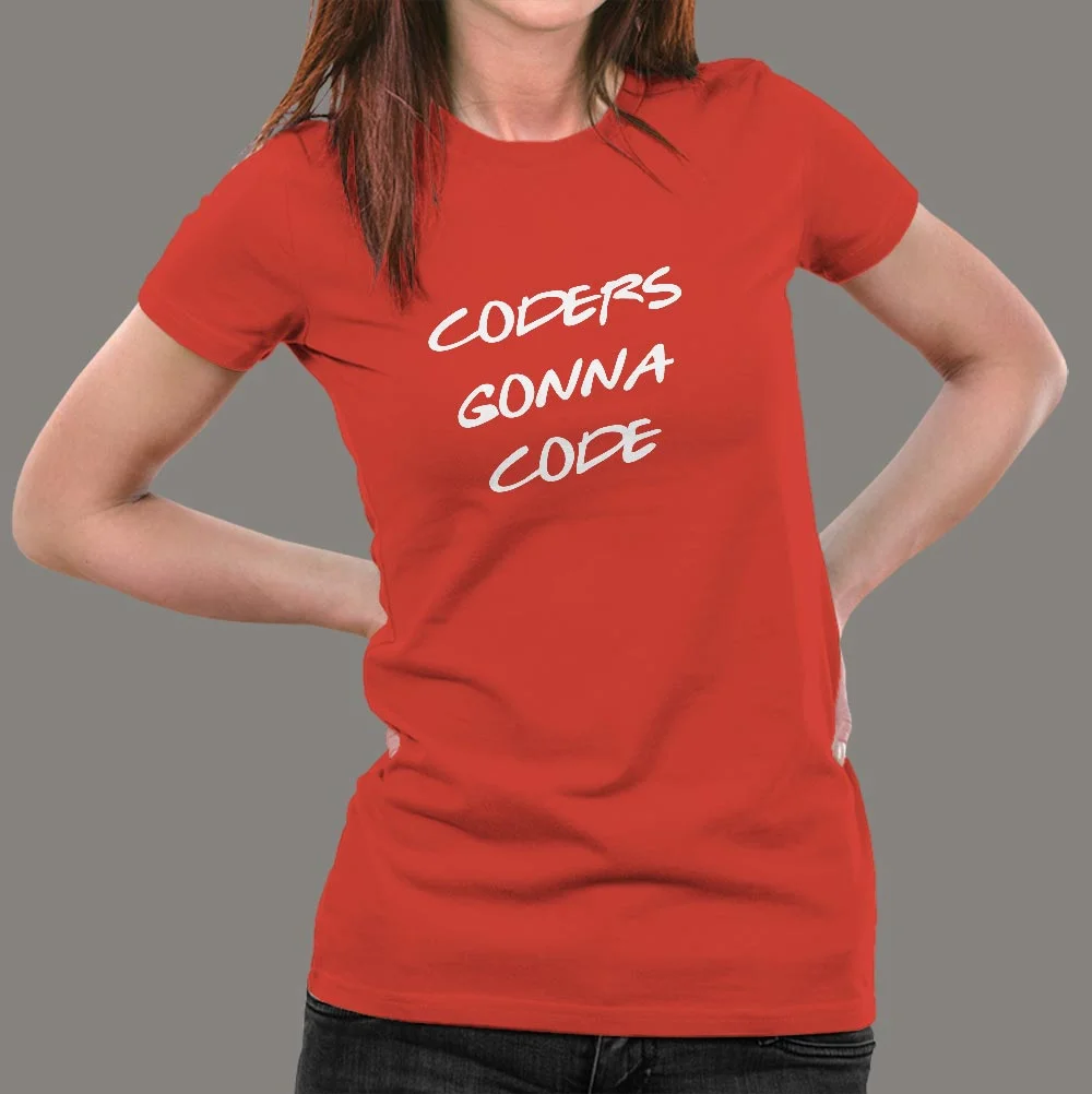 Coders Gonna Code Women's Developer Shirt