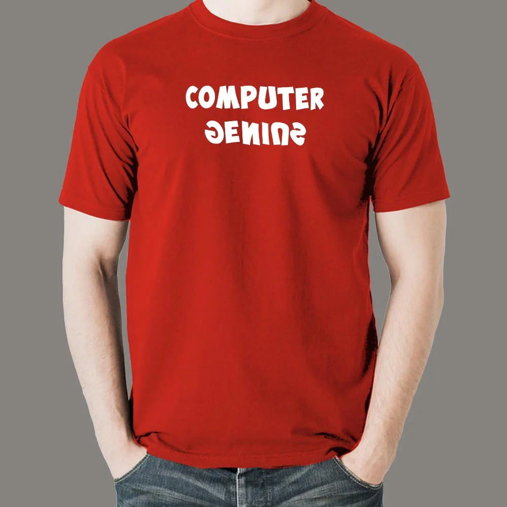 Men's Computer Genius Tech Savvy Tee