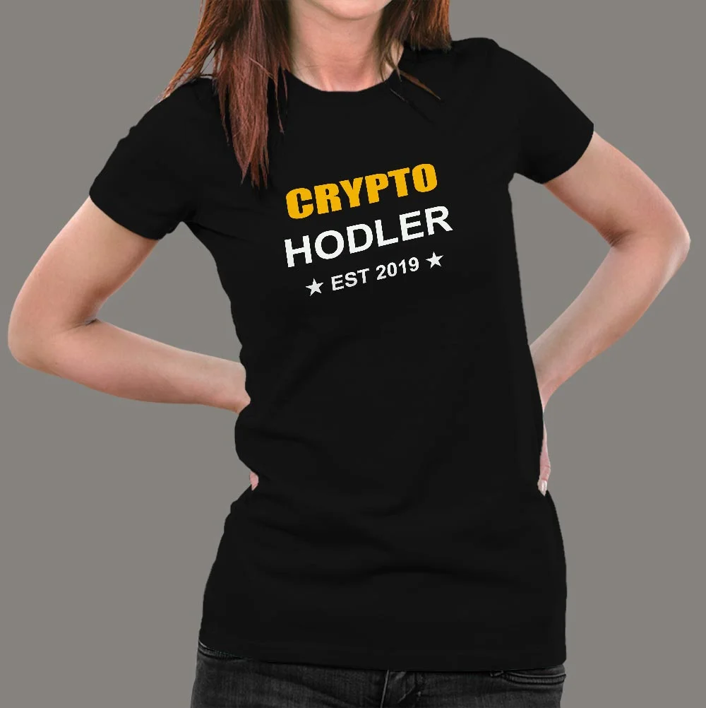 Crypto Hodler T-Shirt For Women