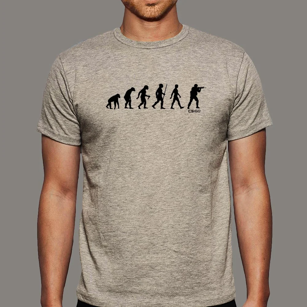Cs Go Evolution of Human kind T-Shirt For Men