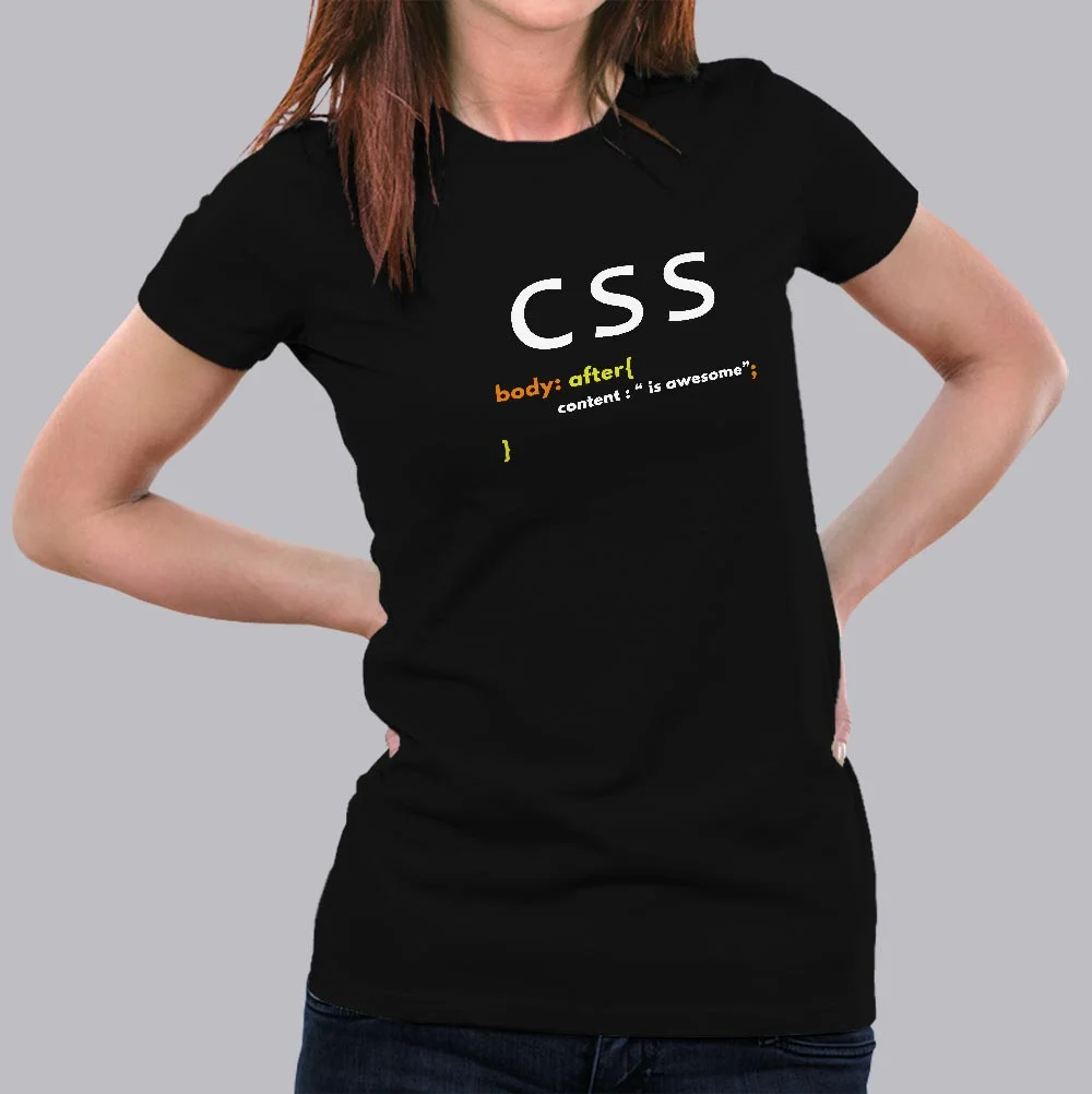 CSS Is Awesome - Funny Geek Developer Tee