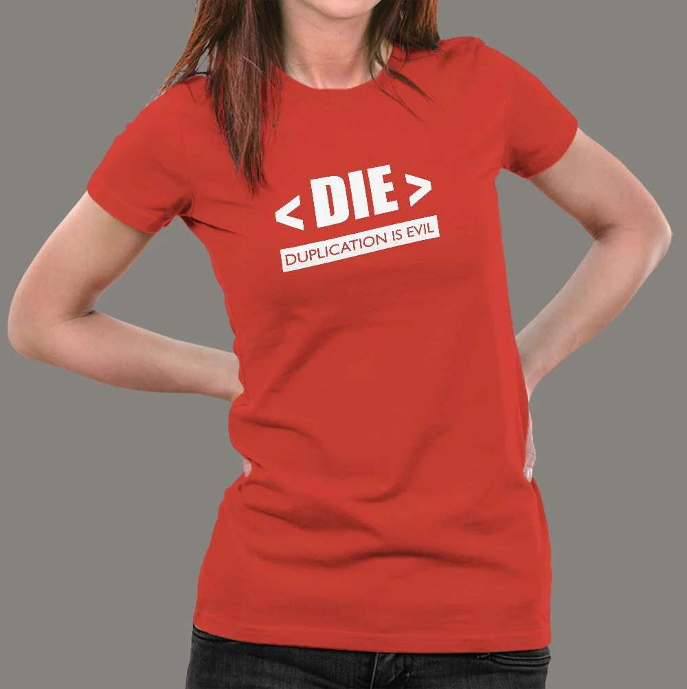 Duplication Is Evil - Clean Code Women's Shirt