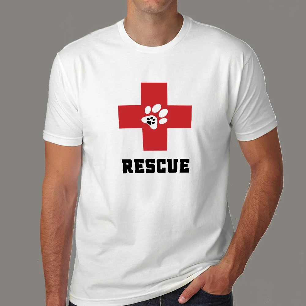 Dog Rescue T-Shirt For Men