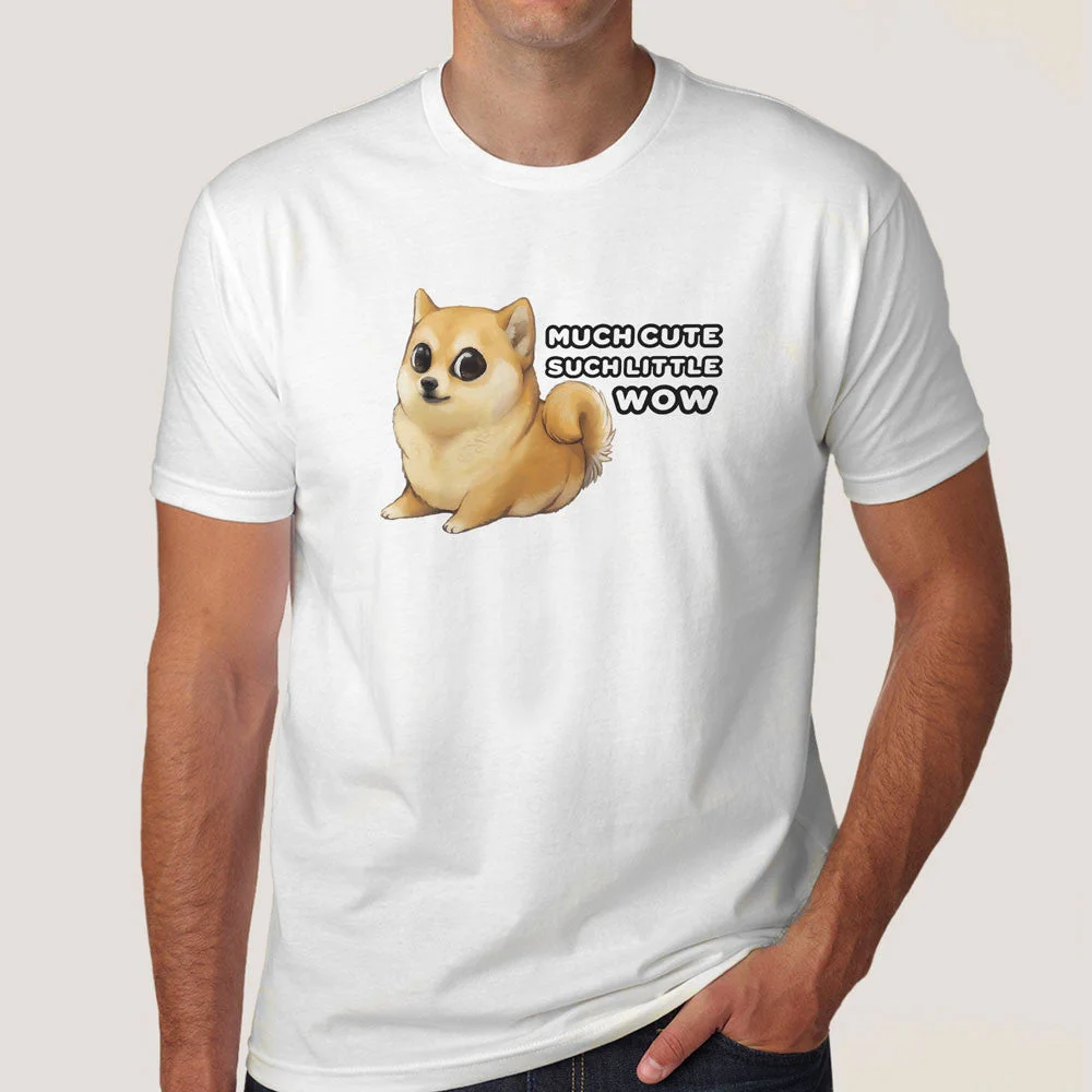 Cute Puppy Doge Meme - Men's T-shirt