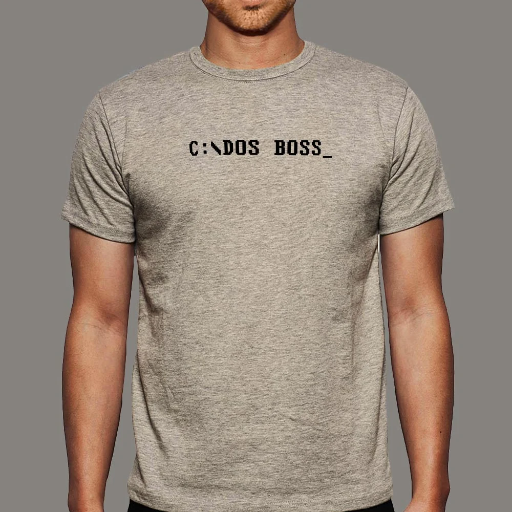Funny DOS Boss Retro Men's T-Shirt