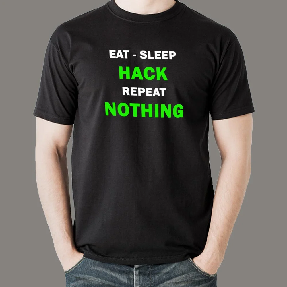 Hack Life Cycle T-Shirt - Eat, Sleep, Hack, Repeat