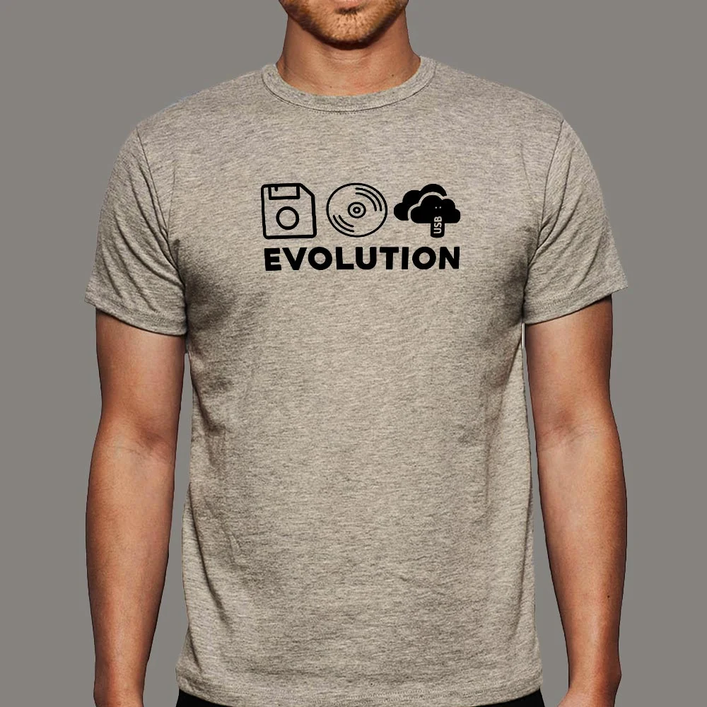 Data Storage Evolution T-Shirt - Journey through Tech