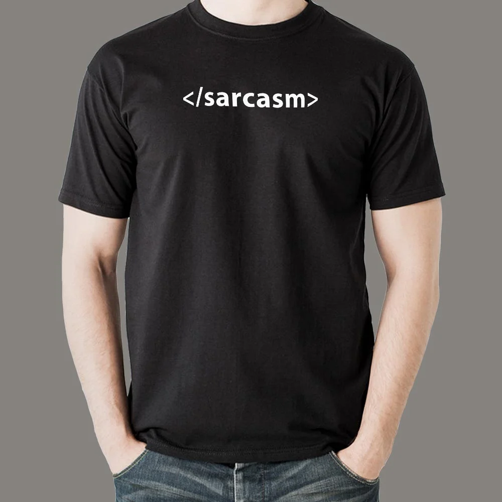 Sarcasm in Code Men's T-Shirt - Debug with Wit