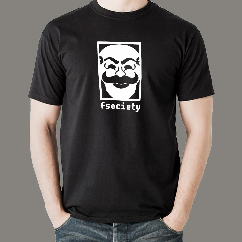 Fsociety Hacker Group T-Shirt - Join the Revolution
