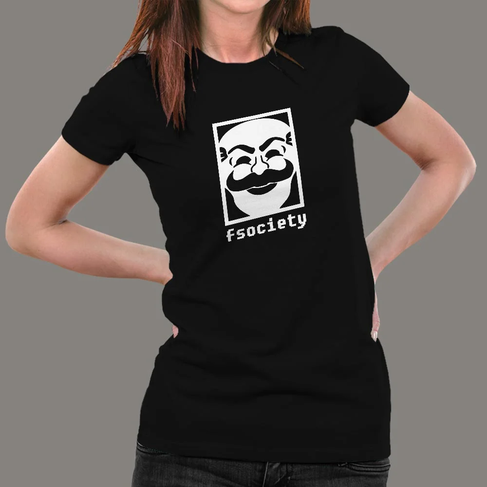 Fsociety T-Shirt For Women