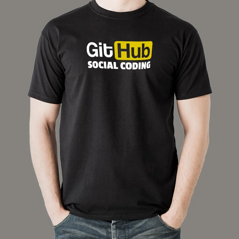 GitHub Social Coding T-Shirt - Collaborate & Create