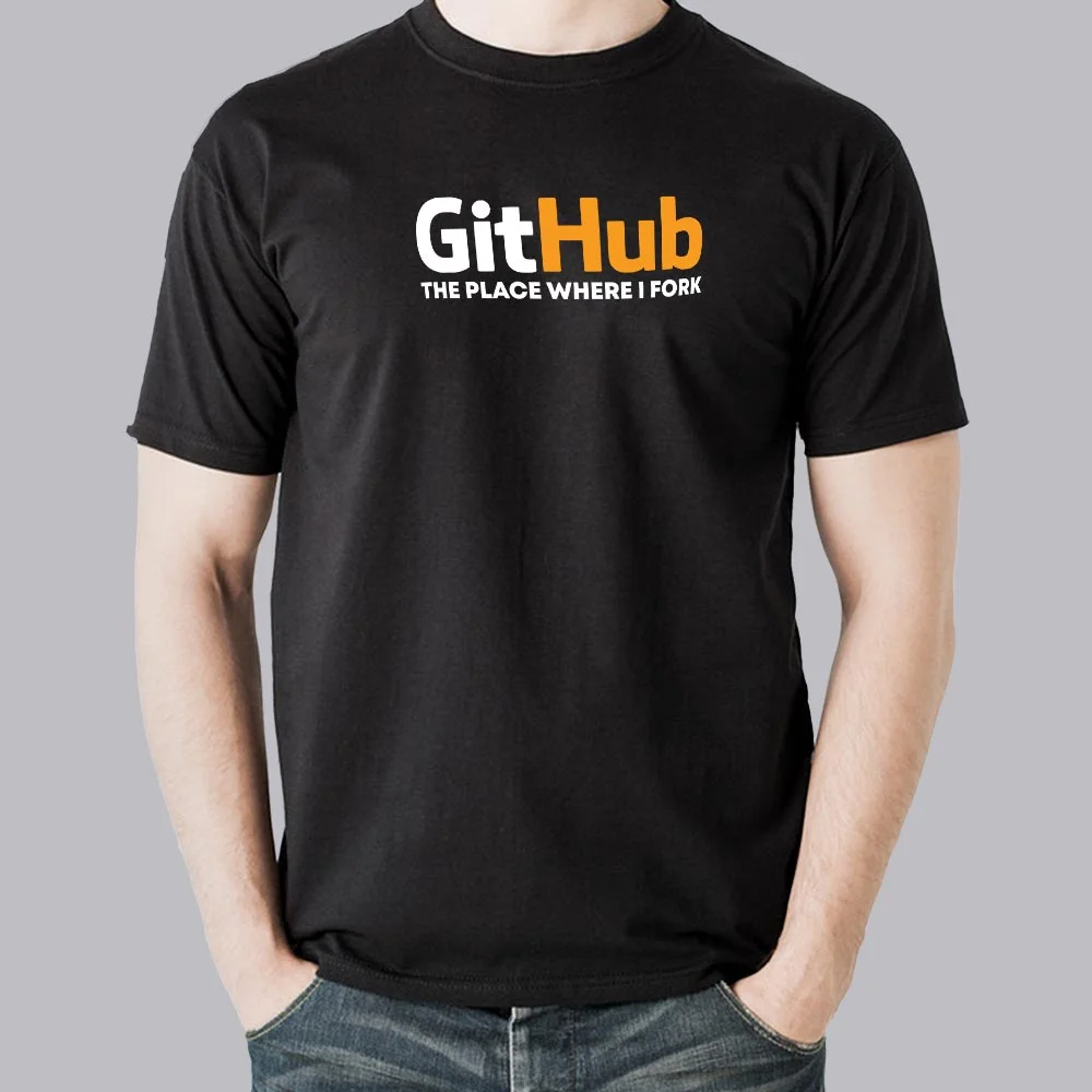 GitHub Fork Master Tee - Code, Collaborate, Create