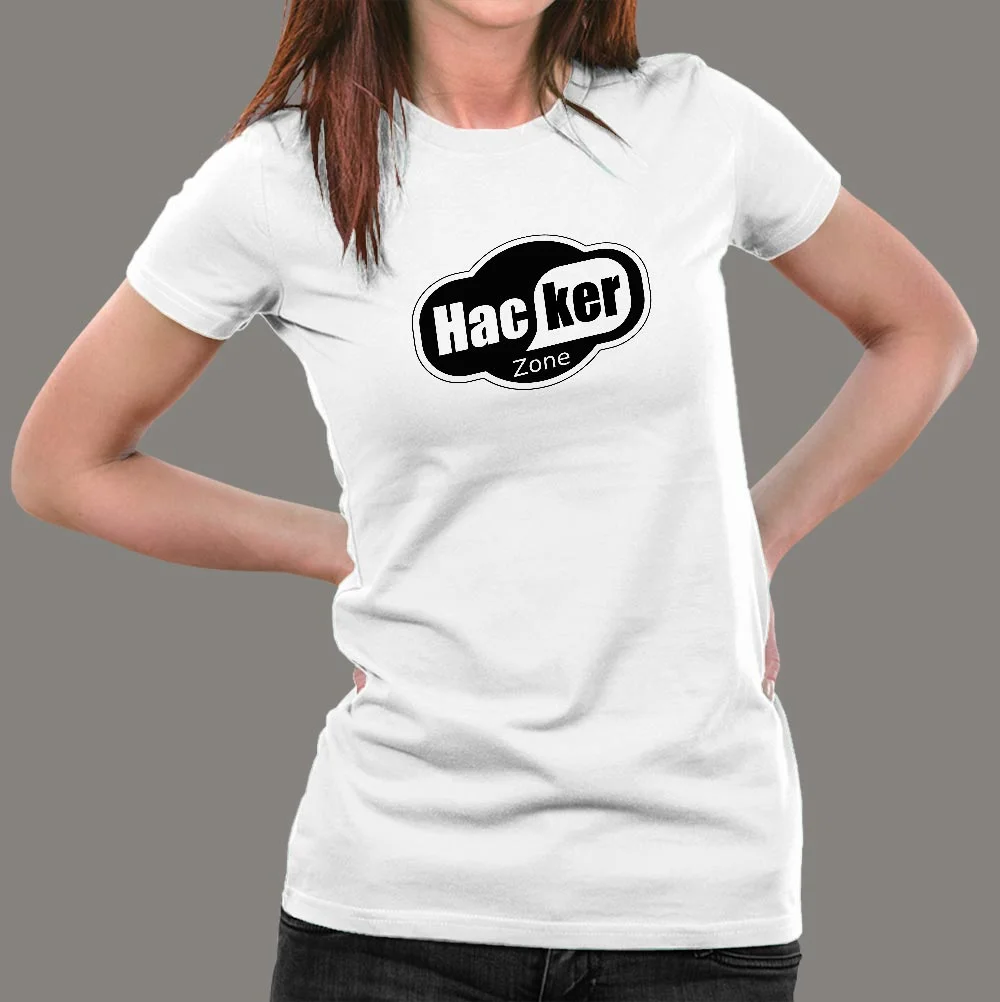 Hacker Zone Women's Tee - Enter The Cyber Realm