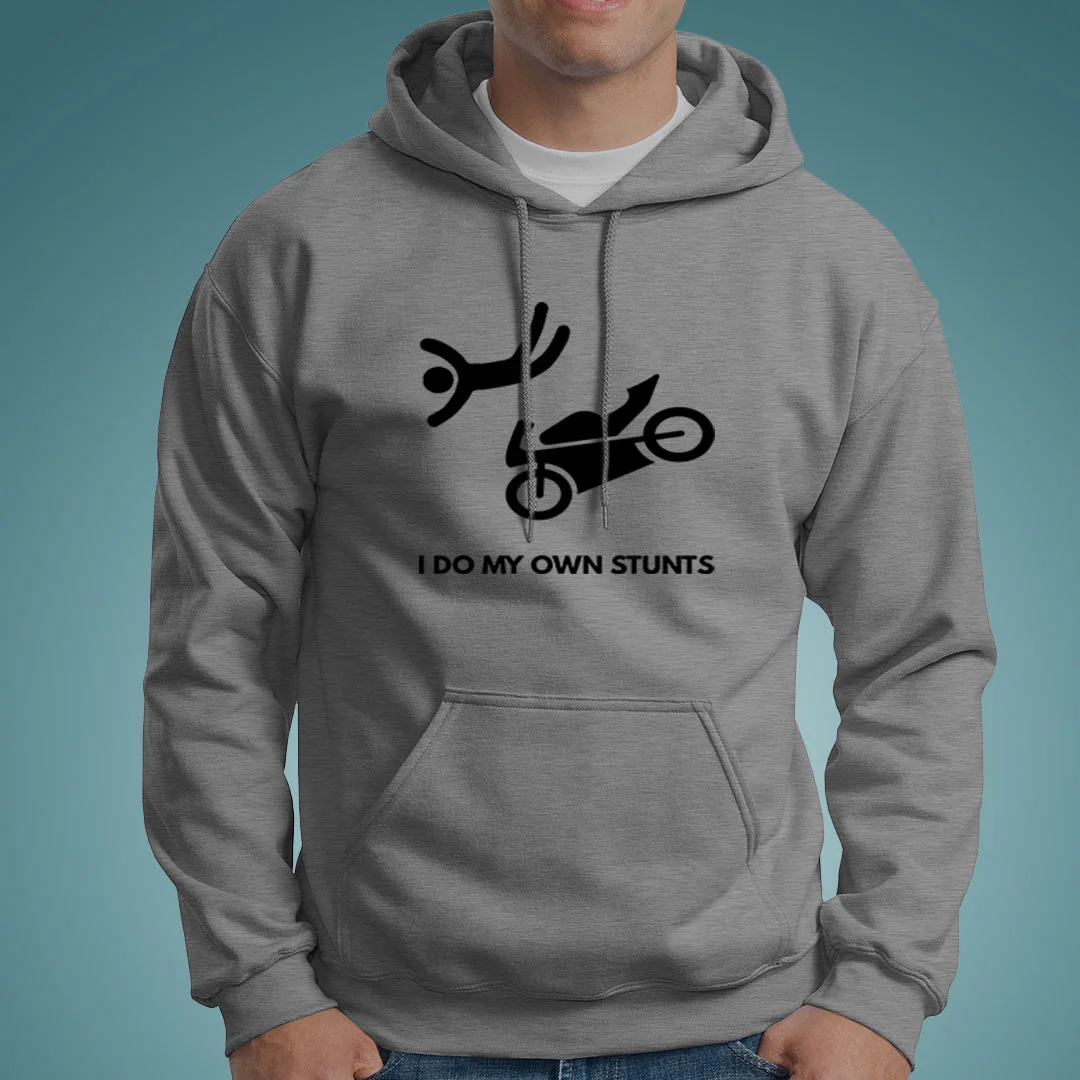I Do My Own Stunts Motorcycle Hoodies For Men