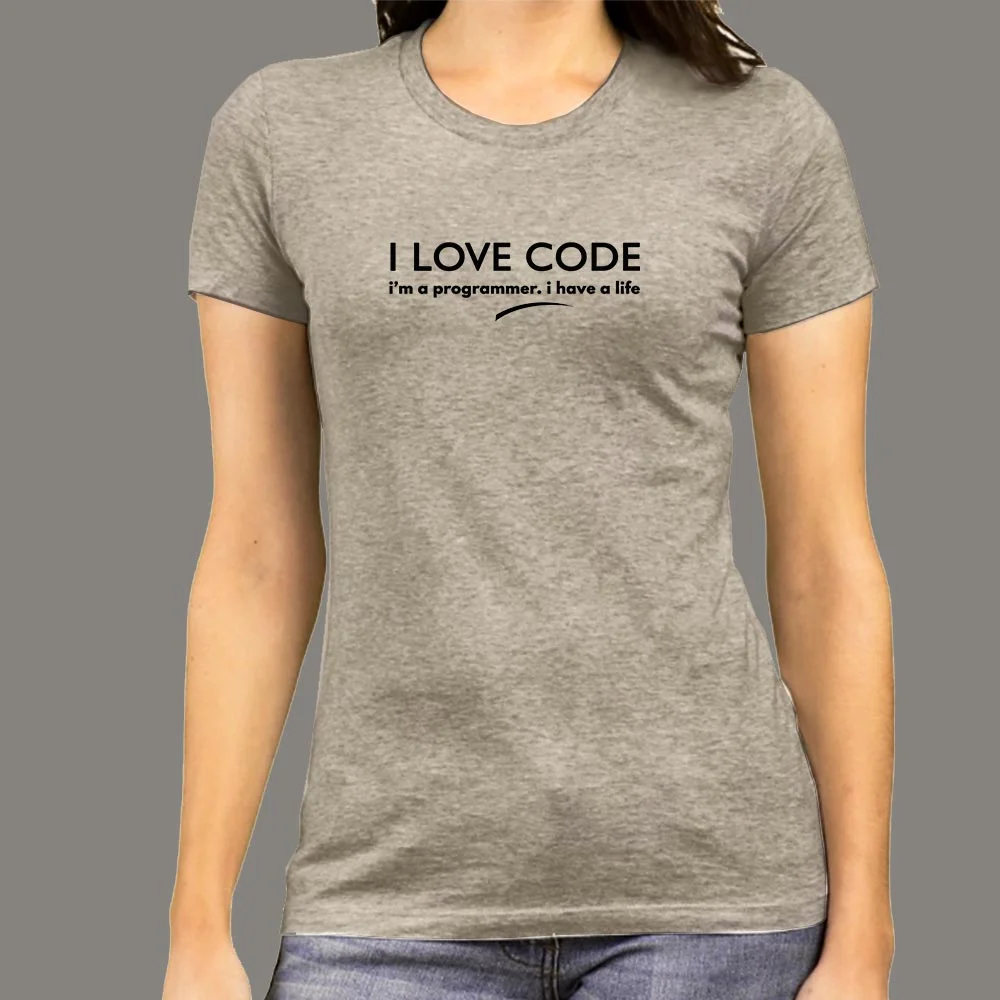 I Love Code I'm A Programmer Women's T-Shirt