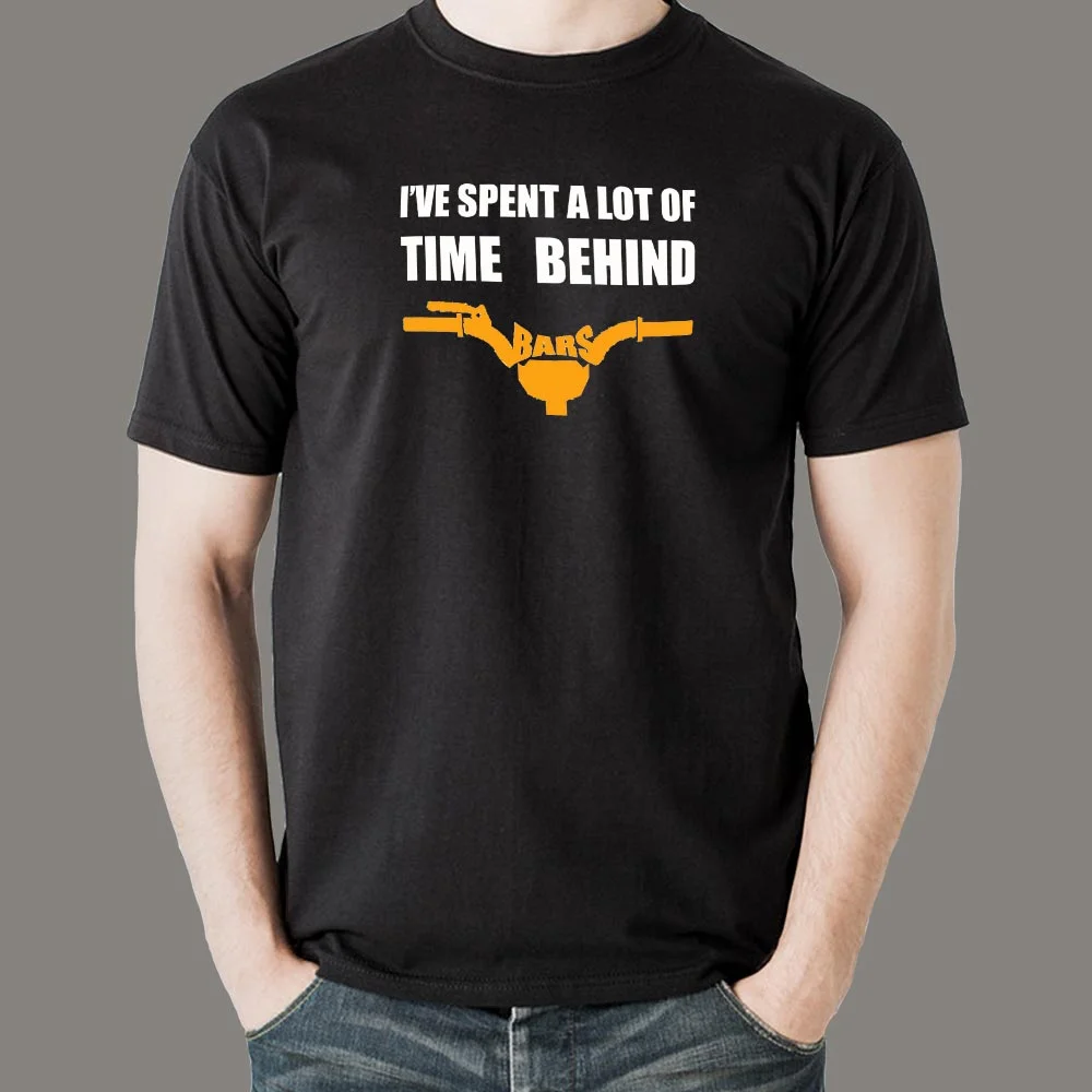 Spend Time Behind Bars - Biking Lifestyle Tee