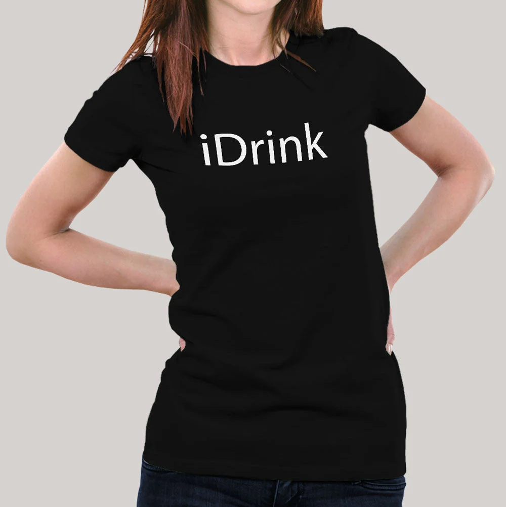 iDrink Women's Alcohol T-shirt