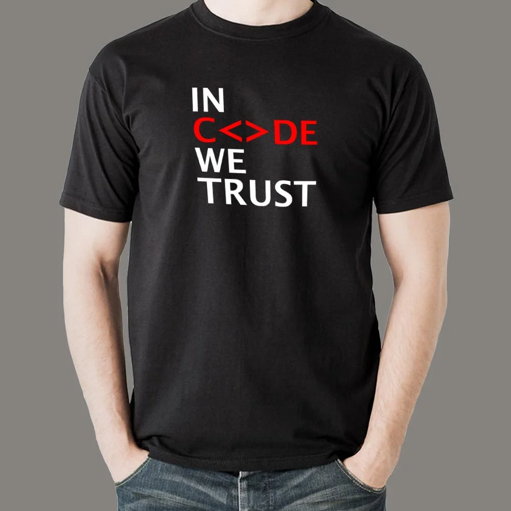 In Code We Trust Developer T-Shirt - Believe in Code