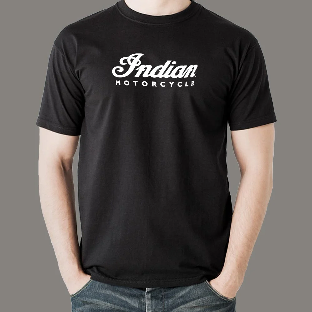 Classic Indian Motorcycle Men's Cotton T-Shirt