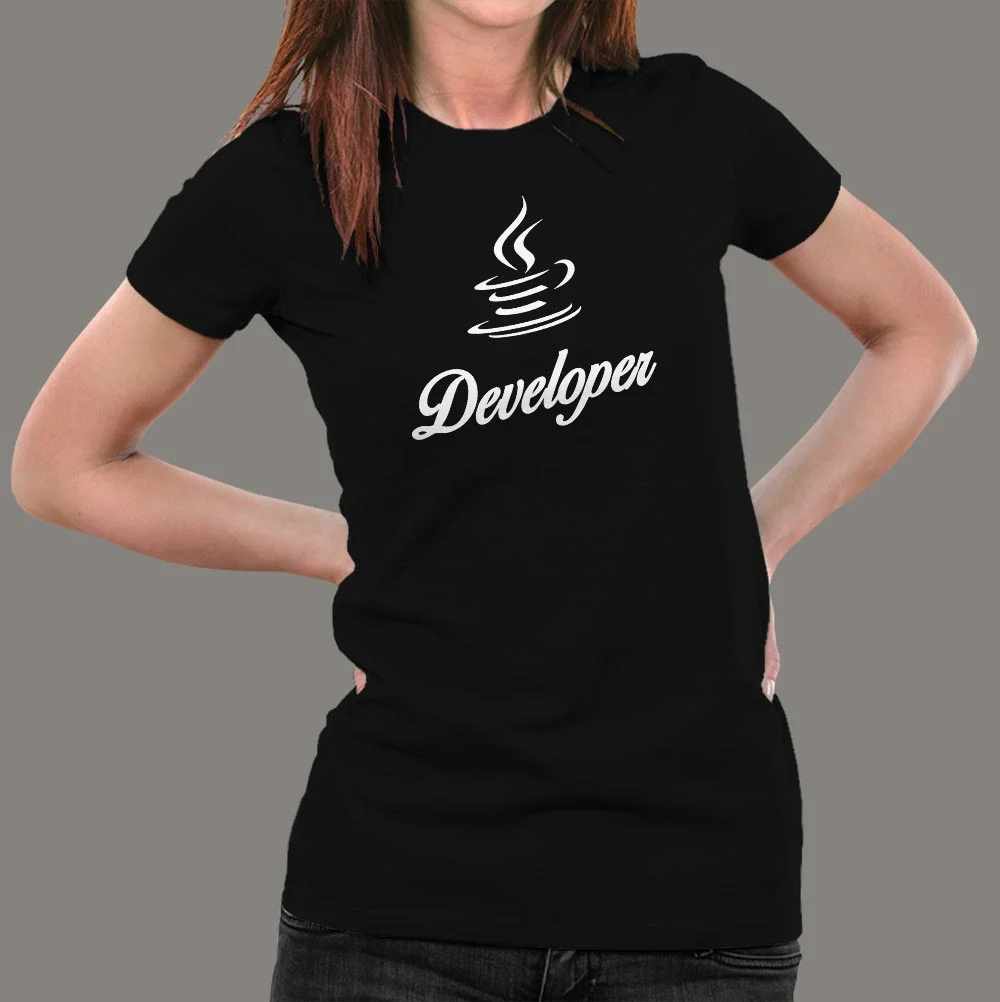 Java Developer T-Shirt For Women
