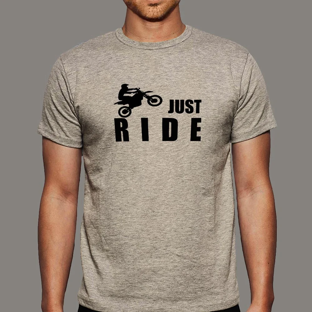 Just Ride - Simple & Bold Motorcycle T-Shirt