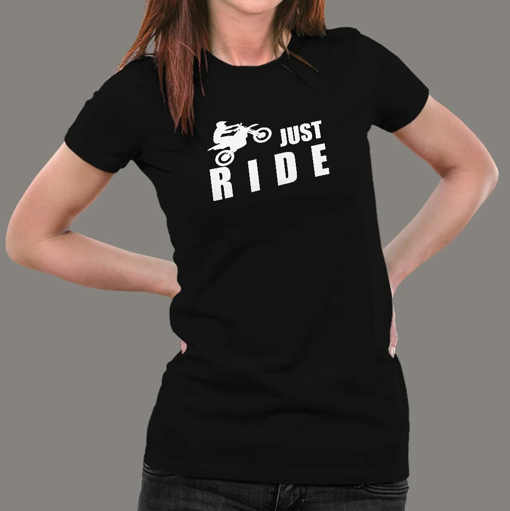 Just Ride - Simple & Sleek Women's Tee