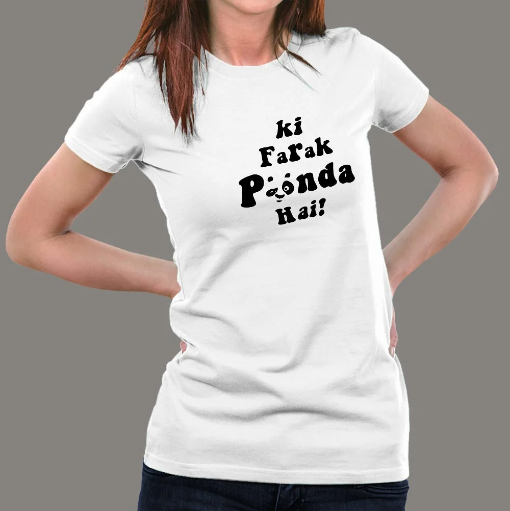 Ki Farak Panda Hai Women's T-Shirt