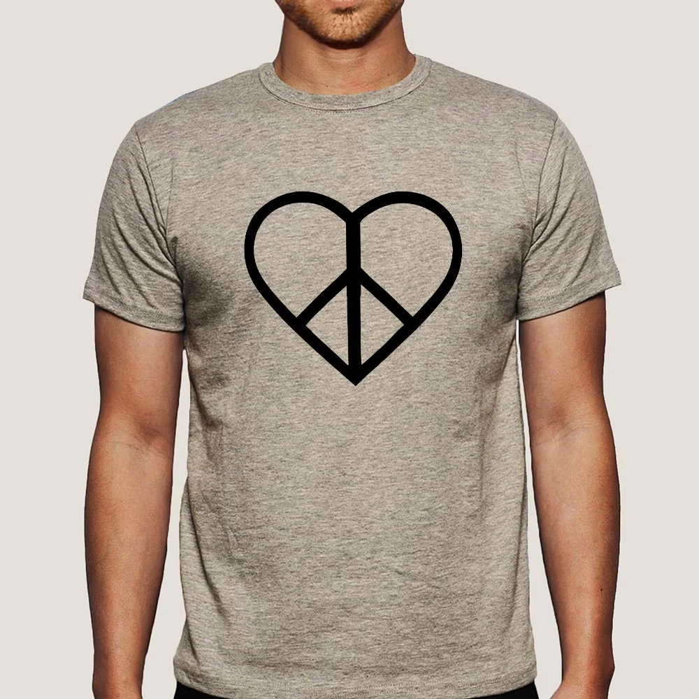 Buy Love and Peace Men's T-shirt At Just Rs 349 On Sale!