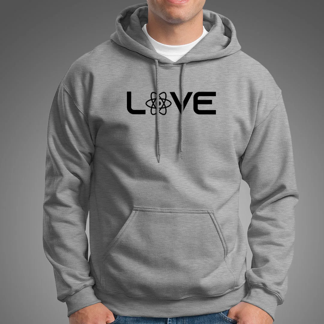 React JS love Hoodies For Men