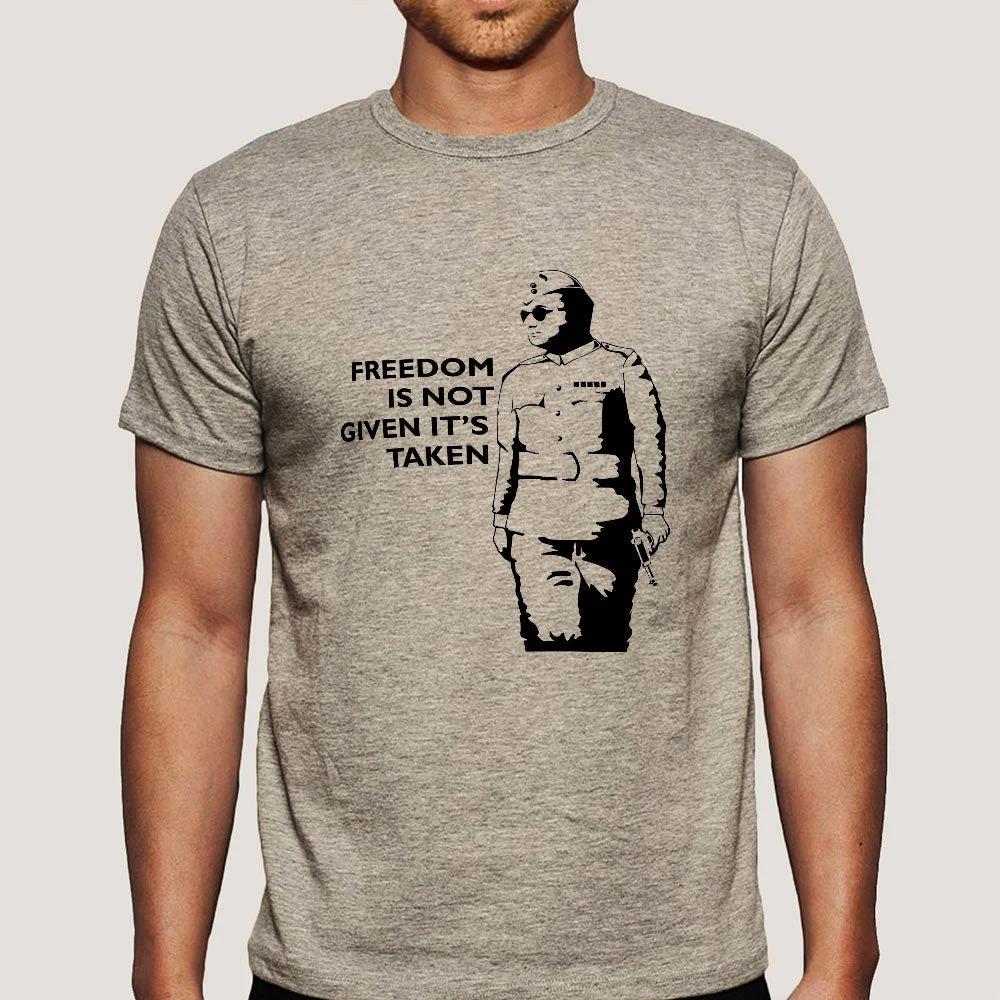 Buy Nethaji Subash Chandra Bose Men's T-shirt At Just Rs 349 On Sale!