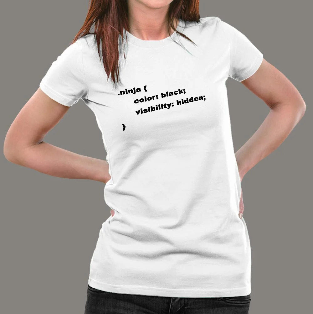 Code Ninja T-Shirt For Women
