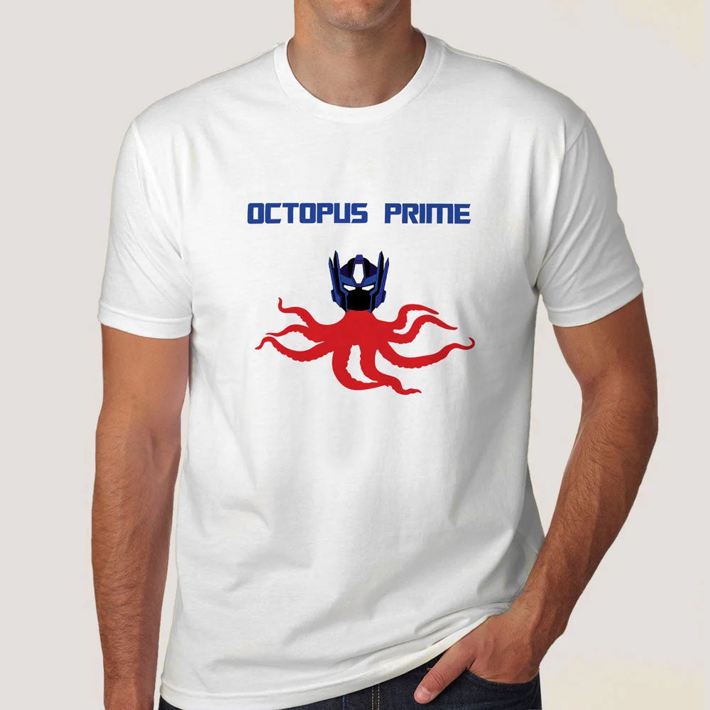 Octopus Prime / Optimus Prime Parody Men's T-shirt