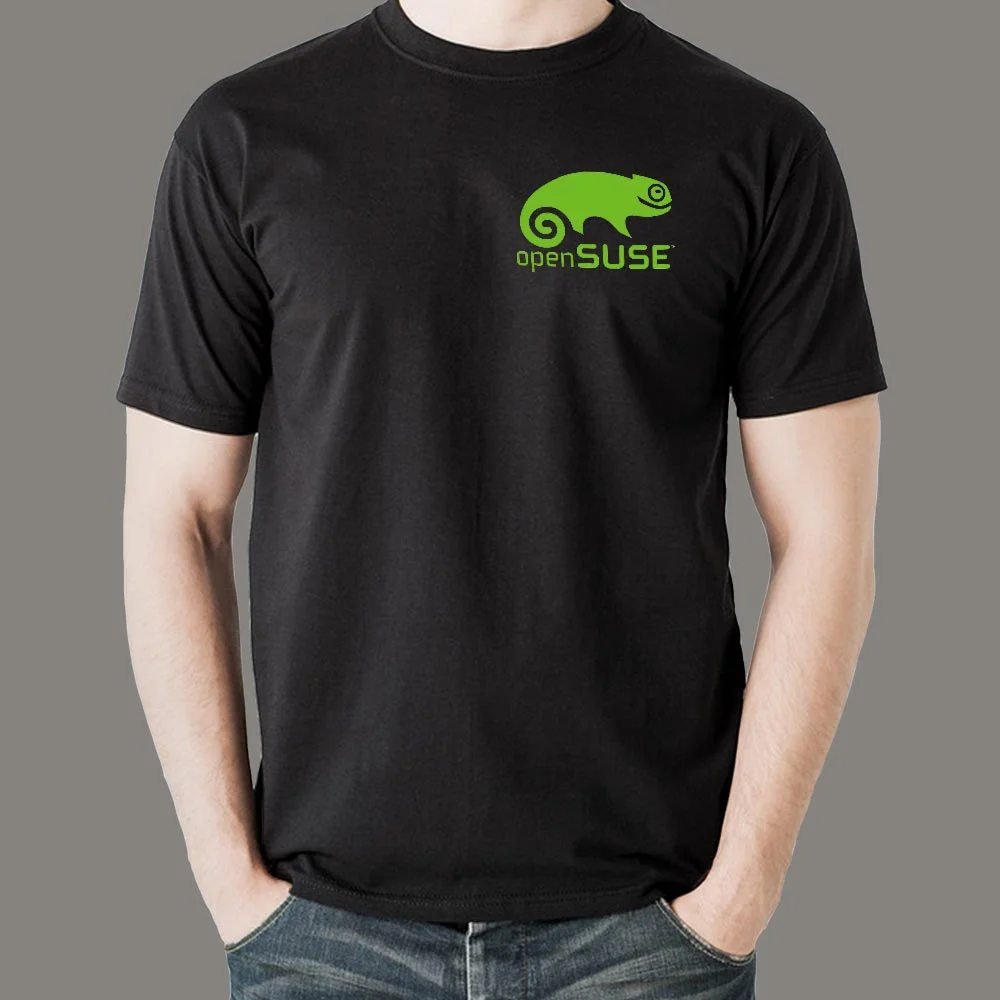 OpenSUSE Linux Enthusiast T-Shirt - Freedom to Code