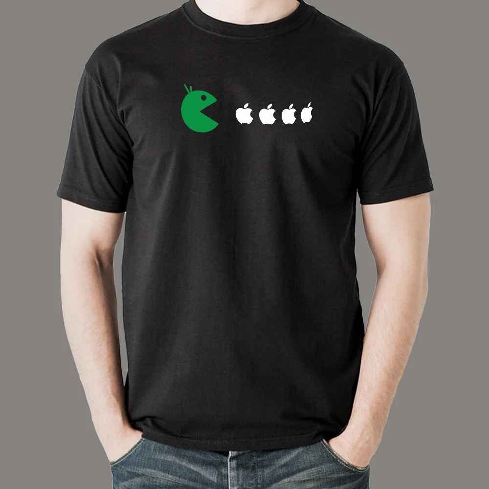 PacDroid Gamer T-Shirt - Classic Arcade in Android Style