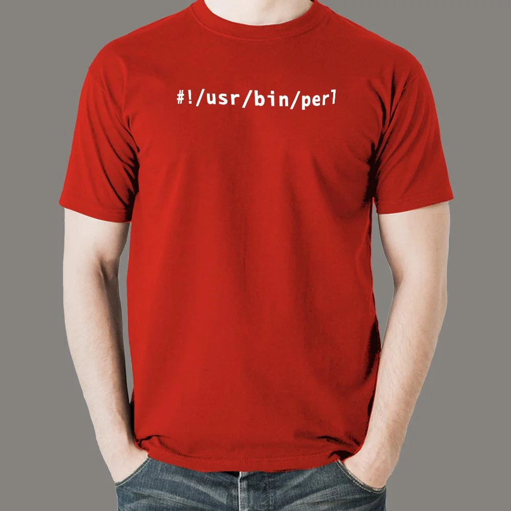 Perl Hackers Hashbang - Code Lover's T-shirt