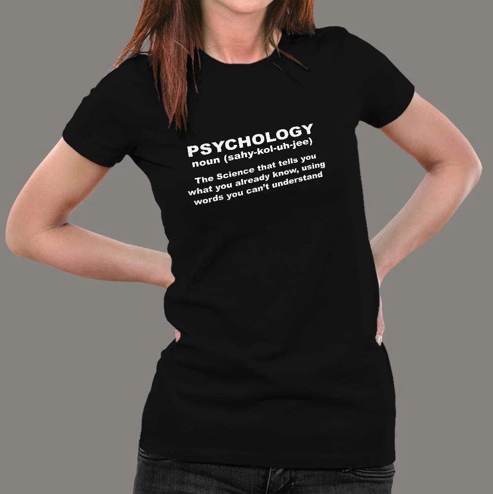 Psychology T-Shirt For Women