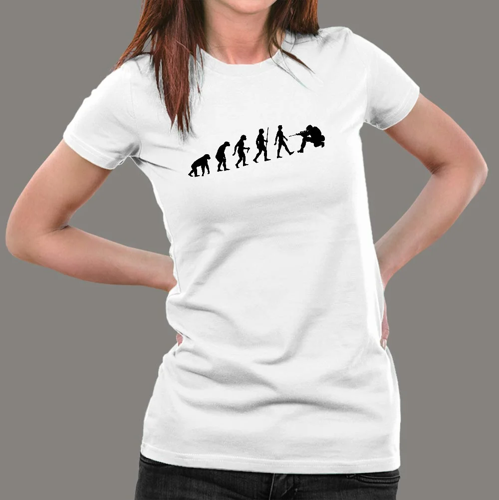 Pubg Evolution T-Shirt For Women