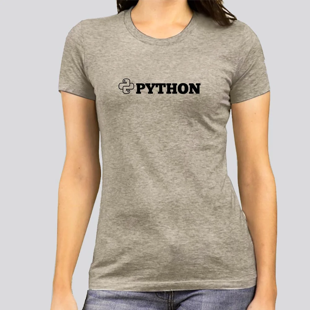 Python - Programmer Logo Women's T-shirt India