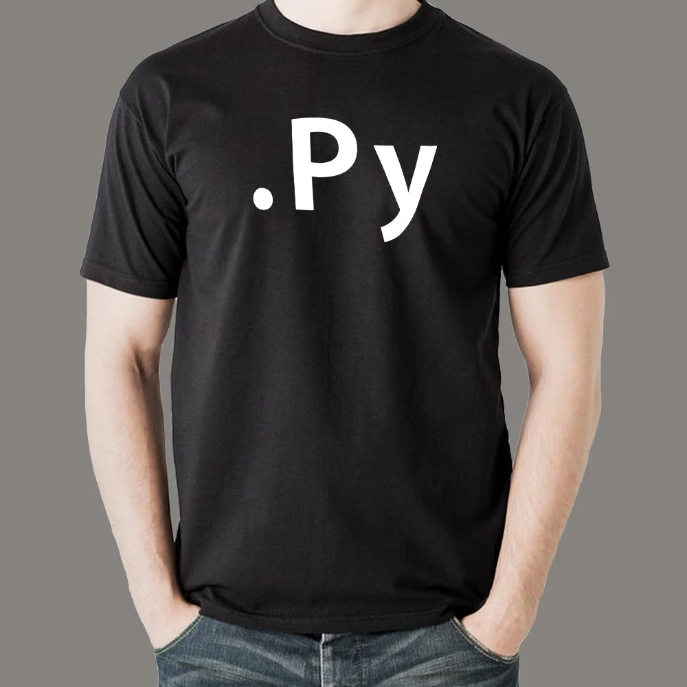 Py Python File Format T-Shirt - Code in Style