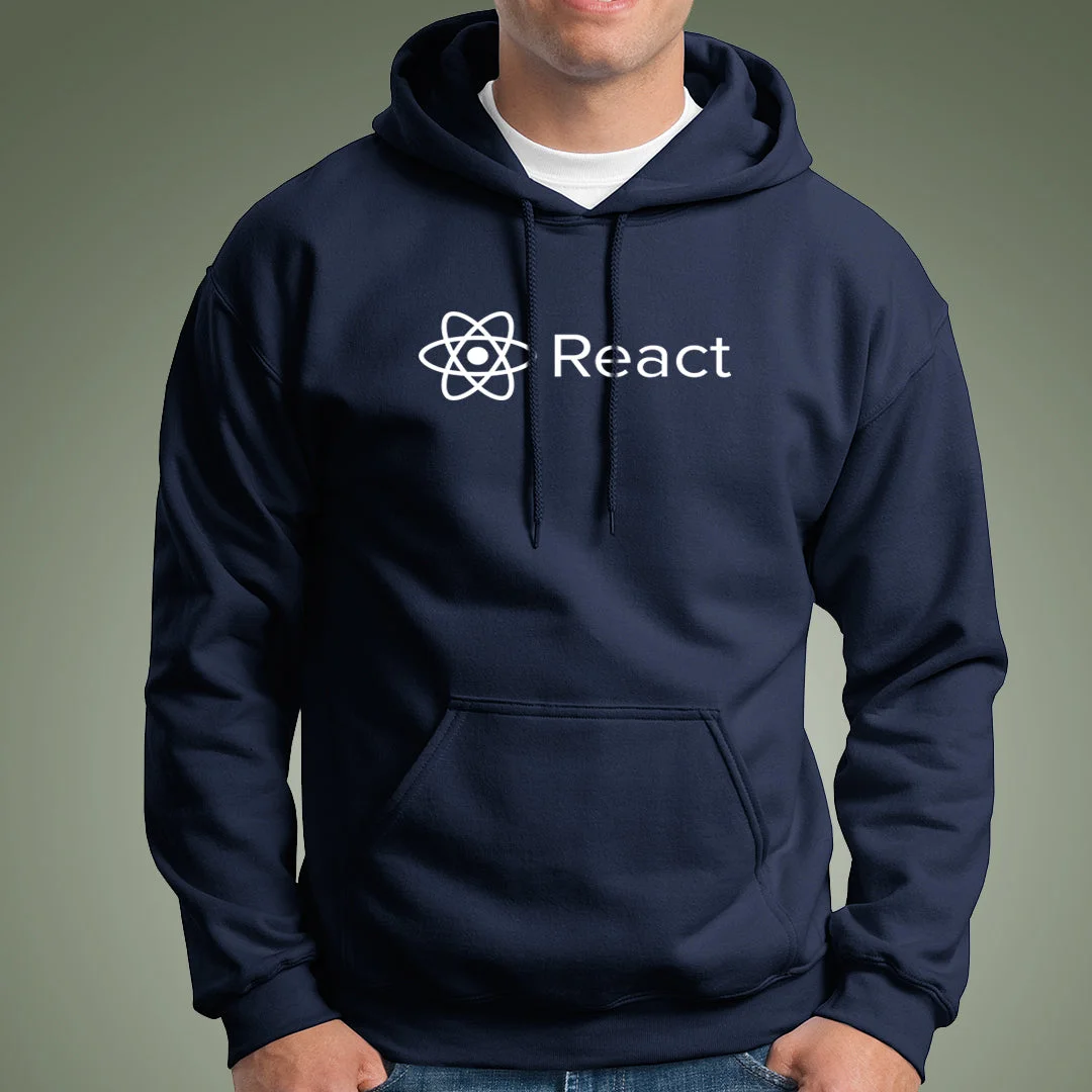 React JS Cotton & Zip Hoodies - For JavaScript Devs