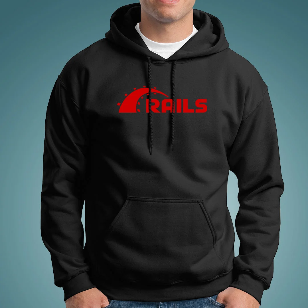 Ruby on Rails Cotton & Zip Hoodies - Web Dev Style