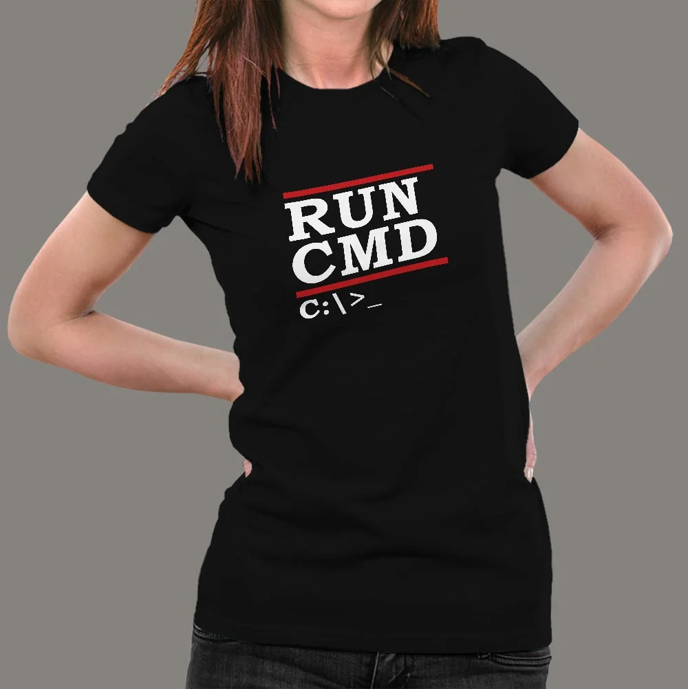 Run Cmd T-Shirt For Women